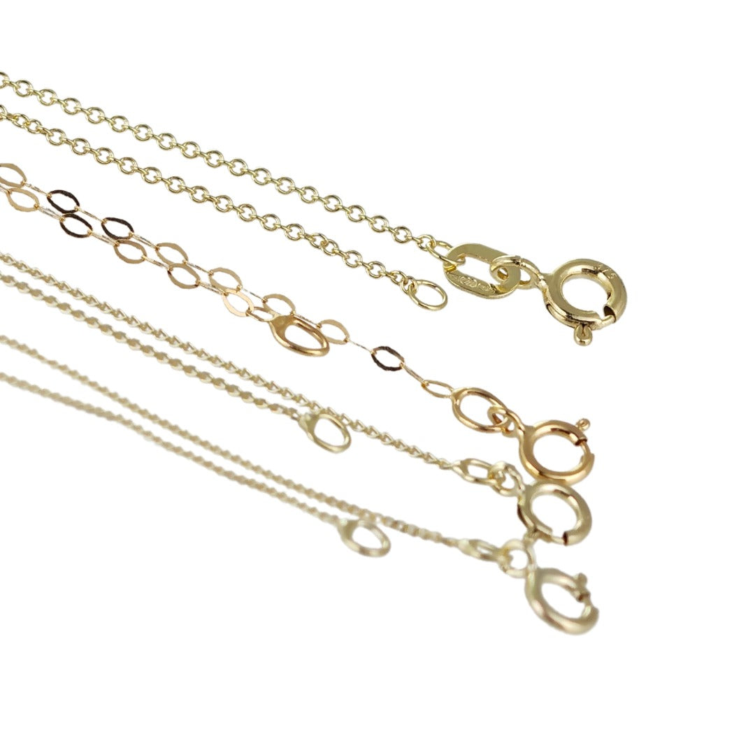 White Topaz Set Pendant and Earrings 9ct Yellow Gold Infinity Loop