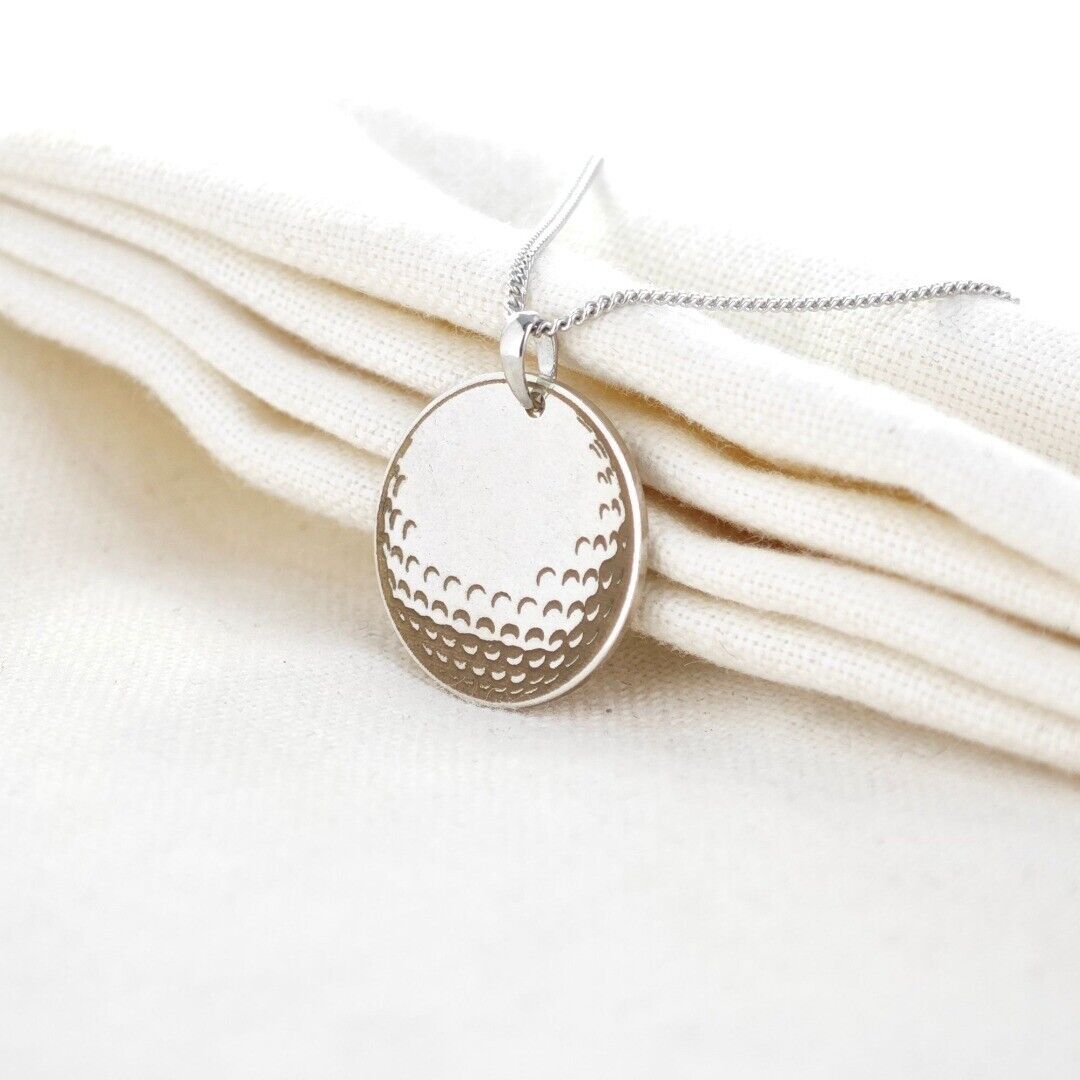 Sterling Silver Disc Necklace