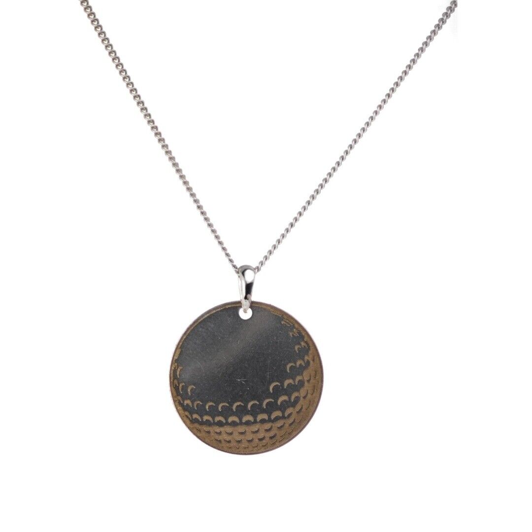 Sterling Silver Disc Necklace