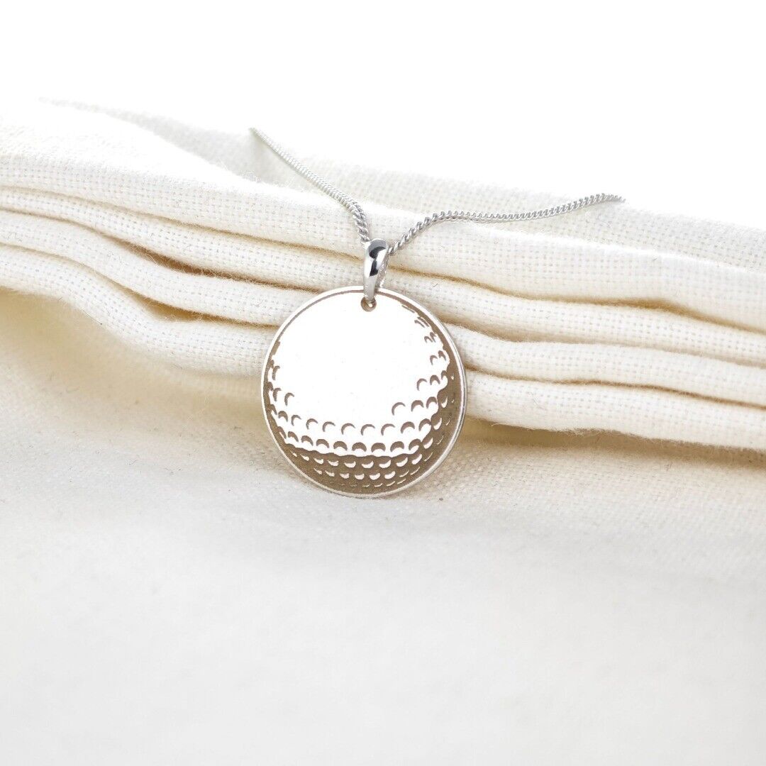 Sterling Silver Disc Necklace