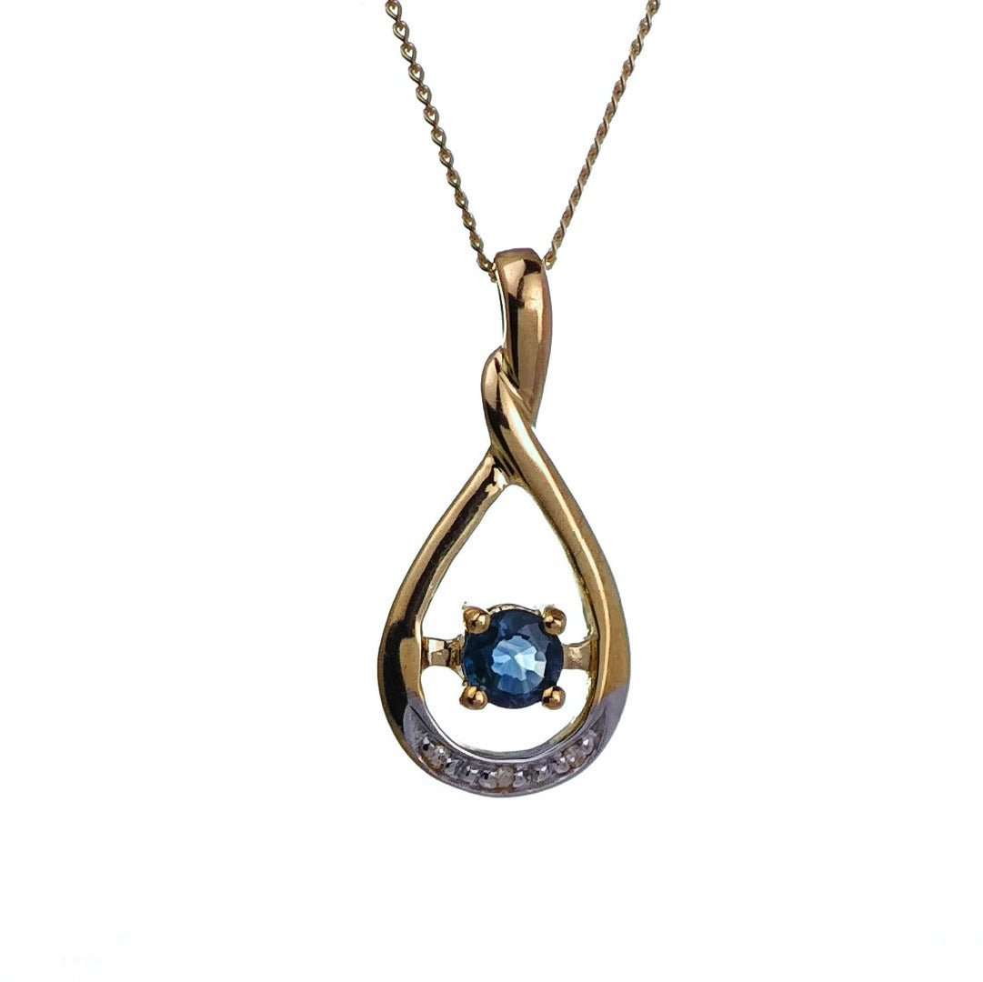 Sapphire Necklace in Gold – Perfect Gift for Her