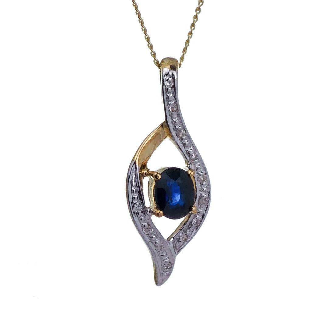Sapphire Necklace in Gold – Perfect Gift for Her