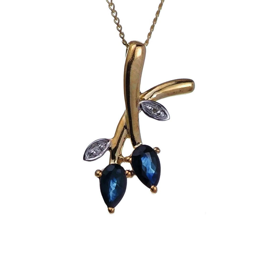 Sapphire Necklace in Gold – Perfect Gift for Her