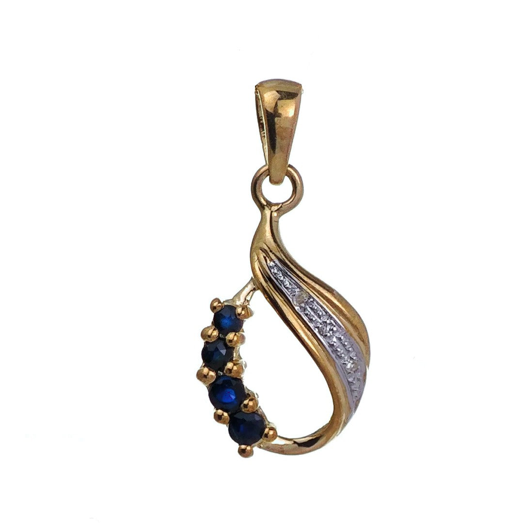 Sapphire Necklace in Gold – Perfect Gift for Her