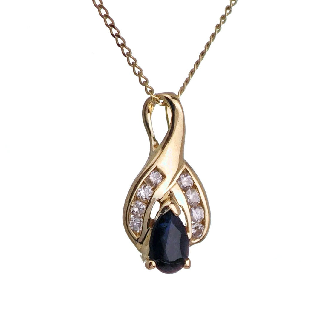 Sapphire Necklace in Gold – Perfect Gift for Her