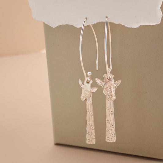 Giraffe Wear It Your Way Sterling Silver Dangle Earrings