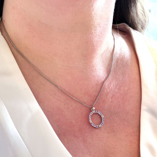 Tanzanite Necklace in Sterling Silver – Handcrafted Natural Gemstone