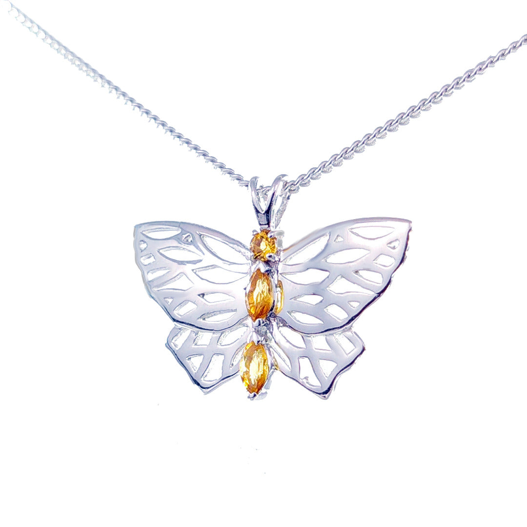 Citrine Necklace in – Perfect Gift for Her