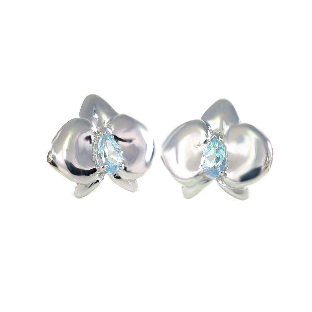 Topaz Earrings in Sterling Silver – Presented in Gift-Ready Packaging