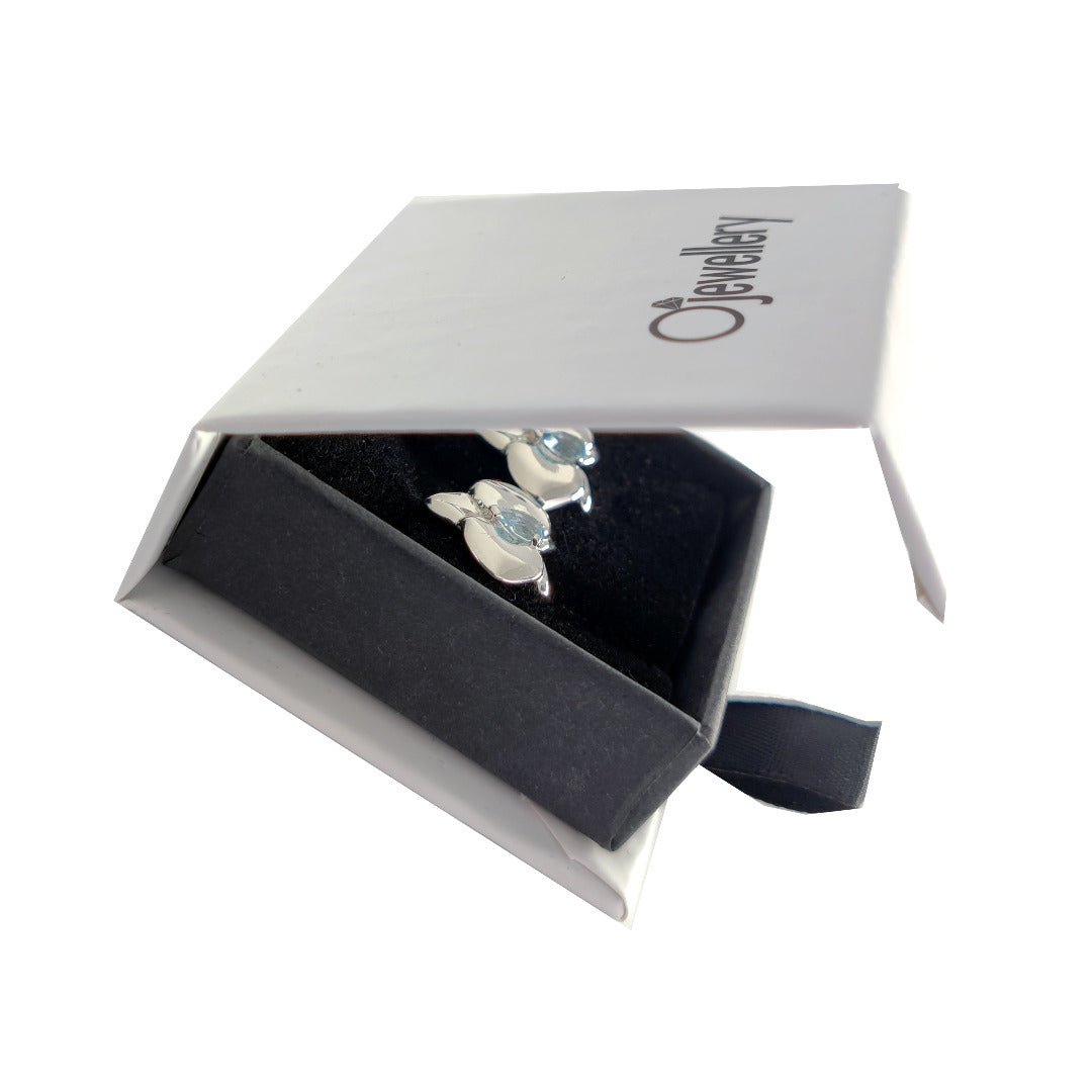 Topaz Earrings in Sterling Silver – Presented in Gift-Ready Packaging