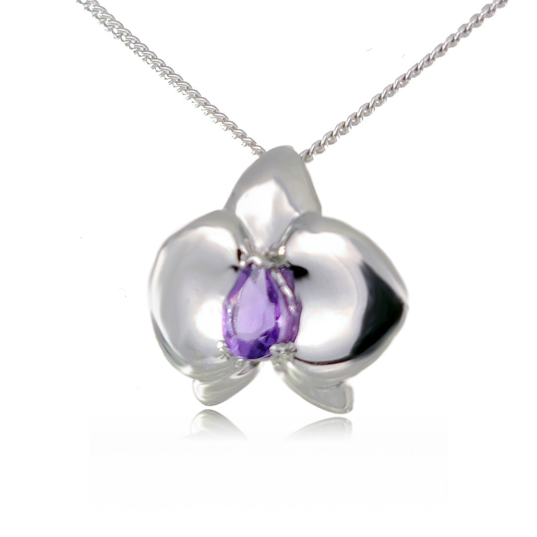Amethyst Necklace in Sterling Silver – Perfect Gift for Her