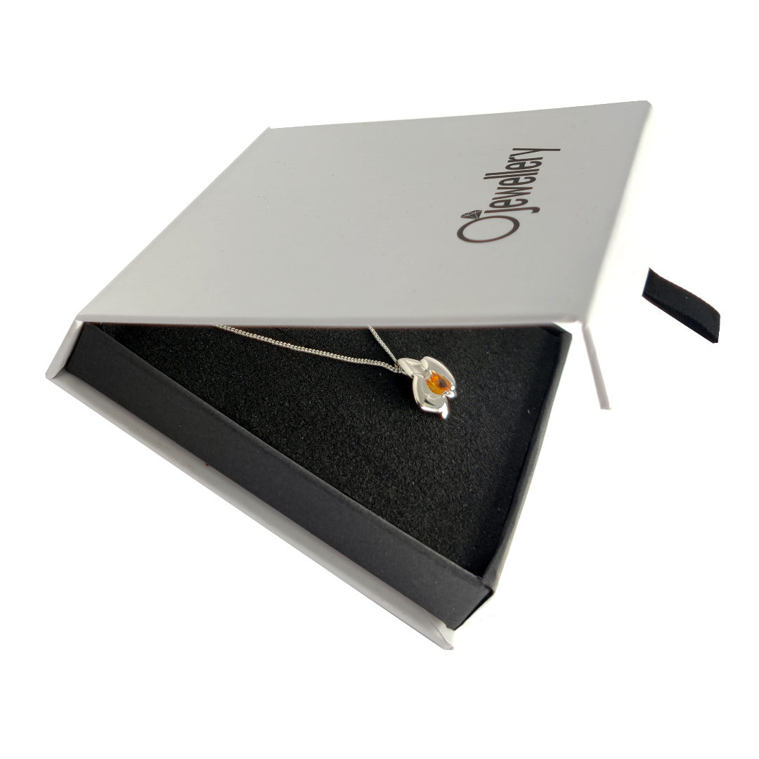 Citrine Jewellery in Sterling Silver – Presented in Gift-Ready Packaging