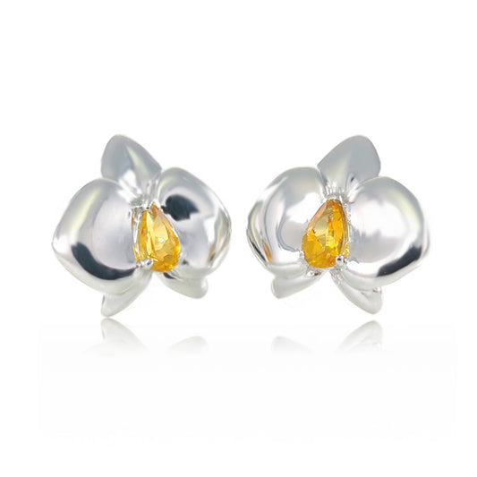 Citrine Earrings in Sterling Silver – Perfect Gift for Her