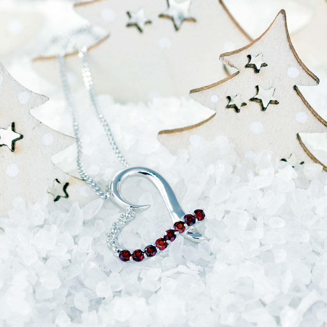 Garnet Jewellery in Sterling Silver – Handcrafted Natural Gemstone