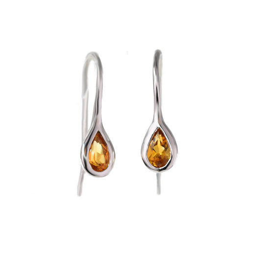 Citrine Earrings in Sterling Silver – Perfect Gift for Her
