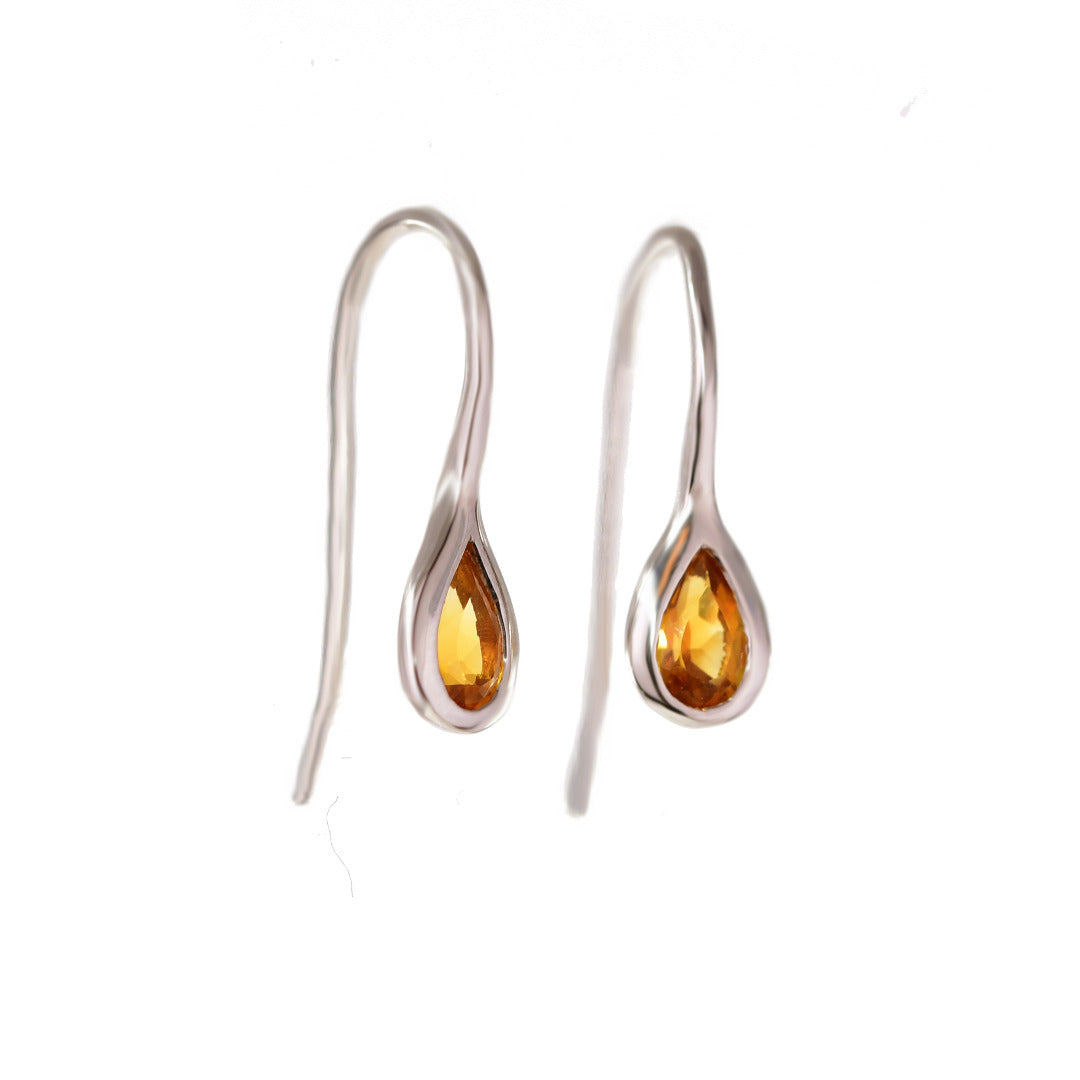 Citrine Earrings in Sterling Silver – Perfect Gift for Her