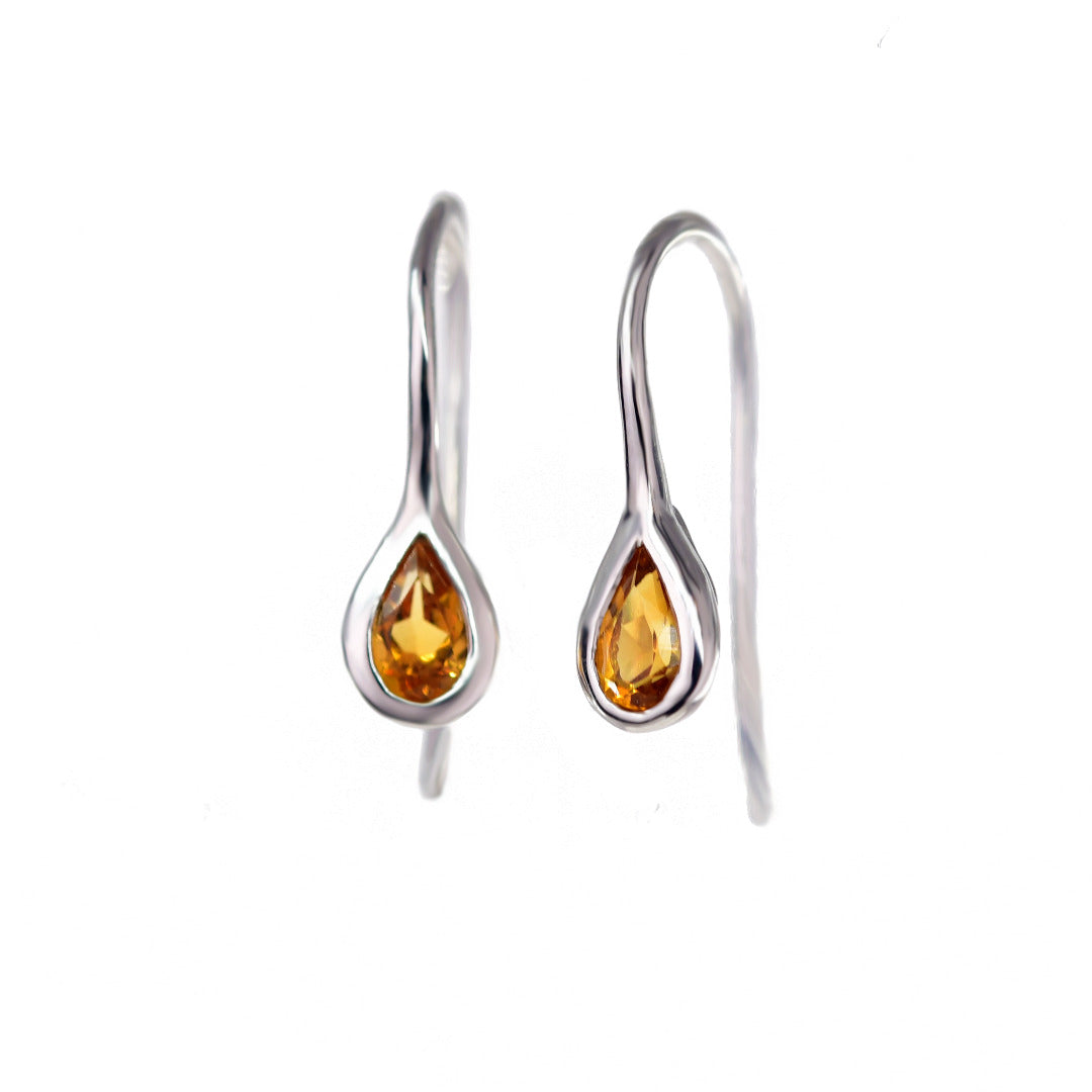Citrine Earrings in Sterling Silver – Presented in Gift-Ready Packaging