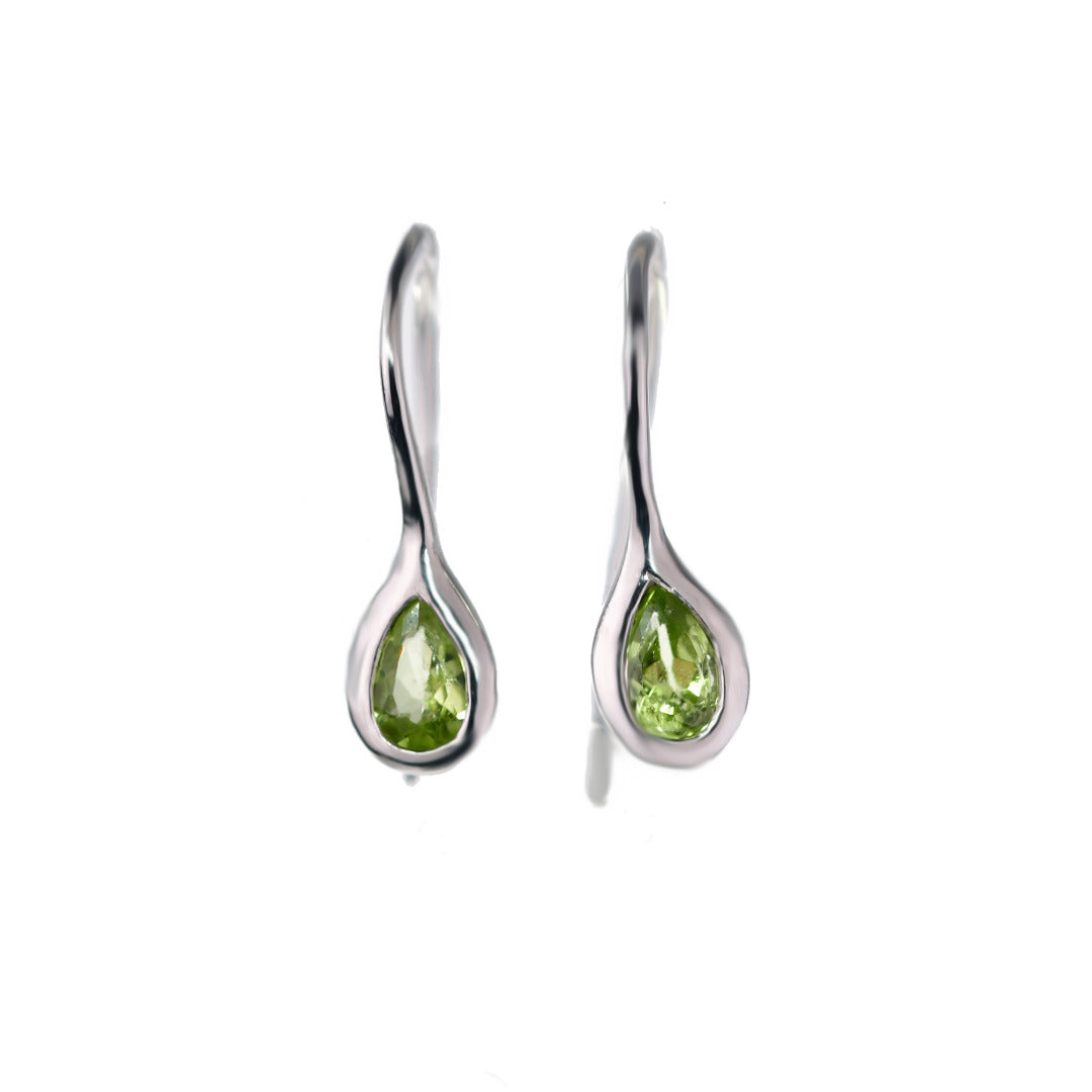 Peridot Earrings in Sterling Silver – Perfect Gift for Her image 3