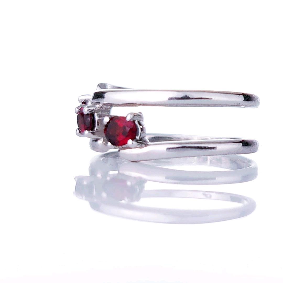 Garnet Ring in Sterling Silver – Presented in Gift-Ready Packaging