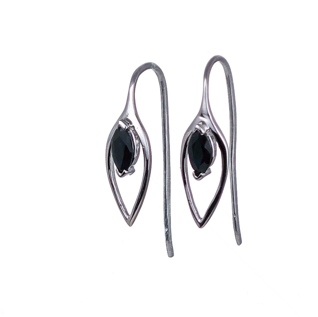 Sapphire Marquise Dangle Earrings