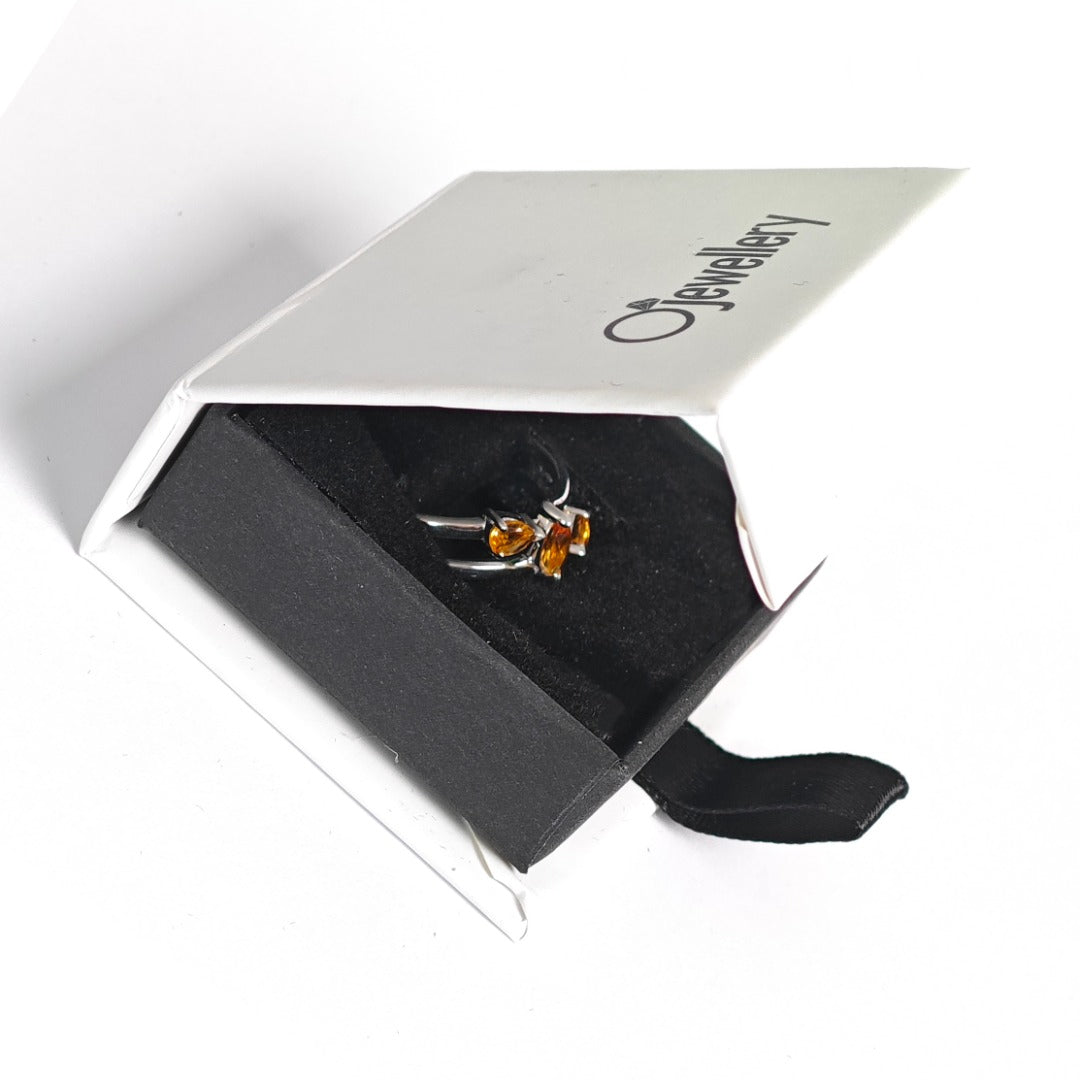 Citrine Ring in Sterling Silver – Perfect Gift for Her