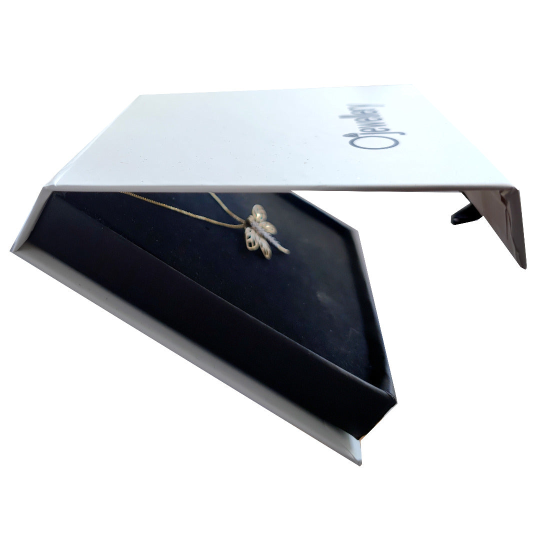 9ct Diamond Gold Necklace Dragonfly