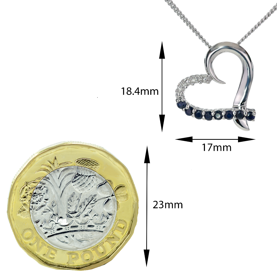 Sapphire Necklace in – Presented in Gift-Ready Packaging