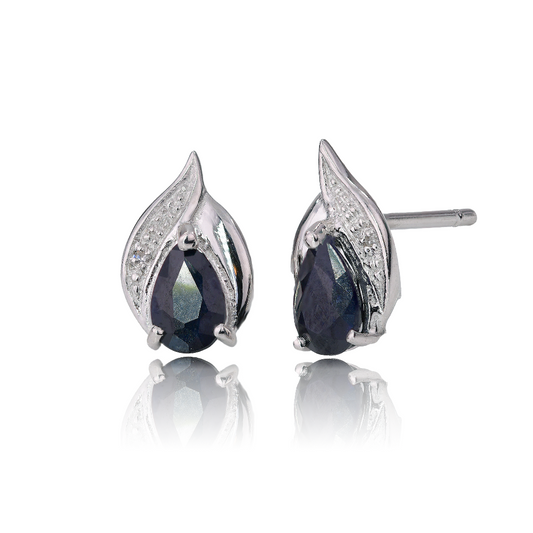 Sapphire Earrings in Sterling Silver – Perfect Gift for Her