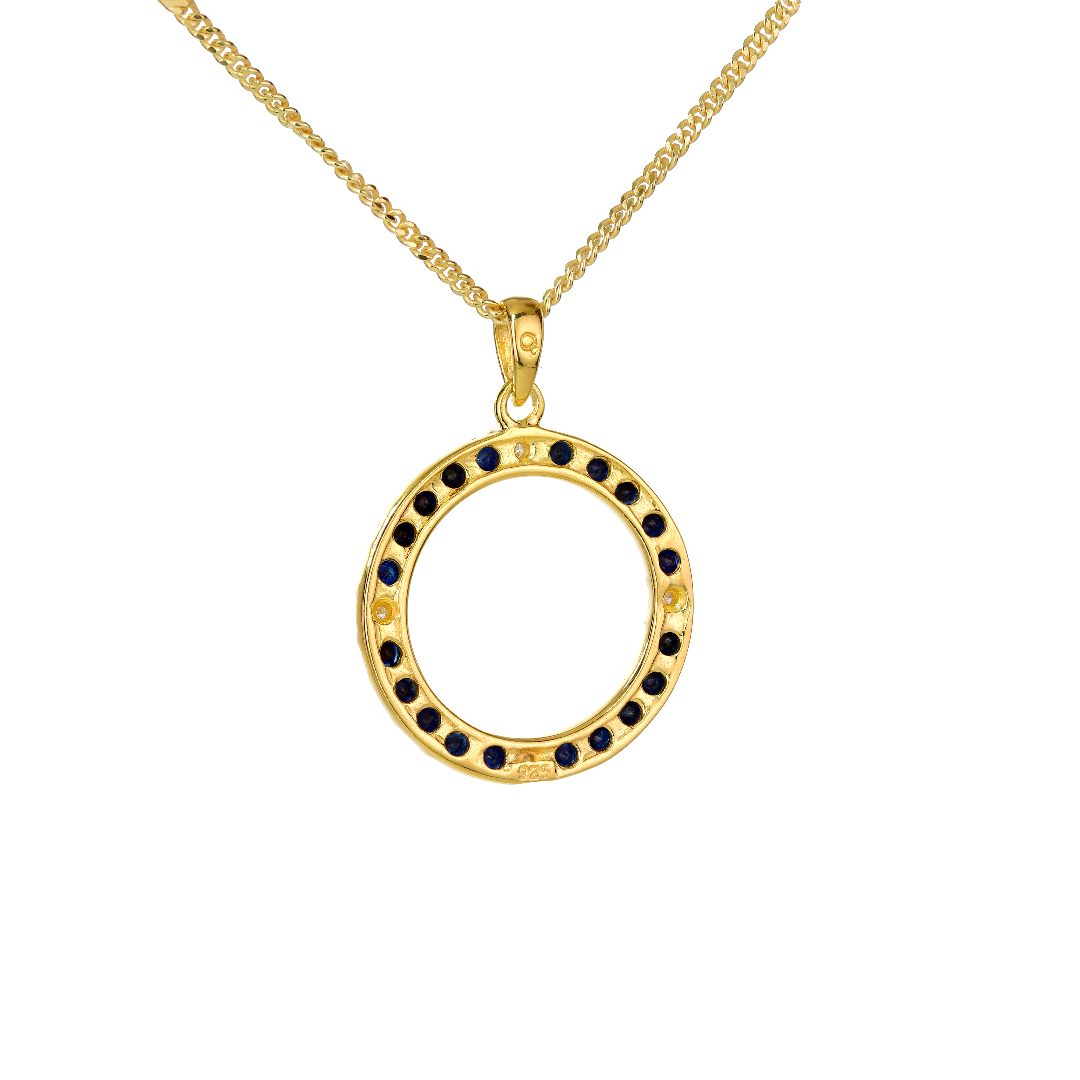 Sapphire Necklace in Sterling Silver – Presented in Gift-Ready Packaging