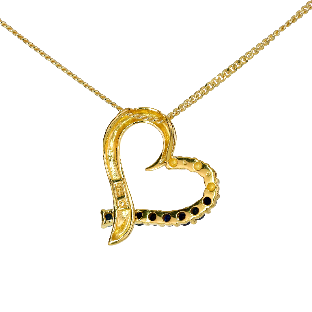 Sapphire Necklace in Sterling Silver – Presented in Gift-Ready Packaging