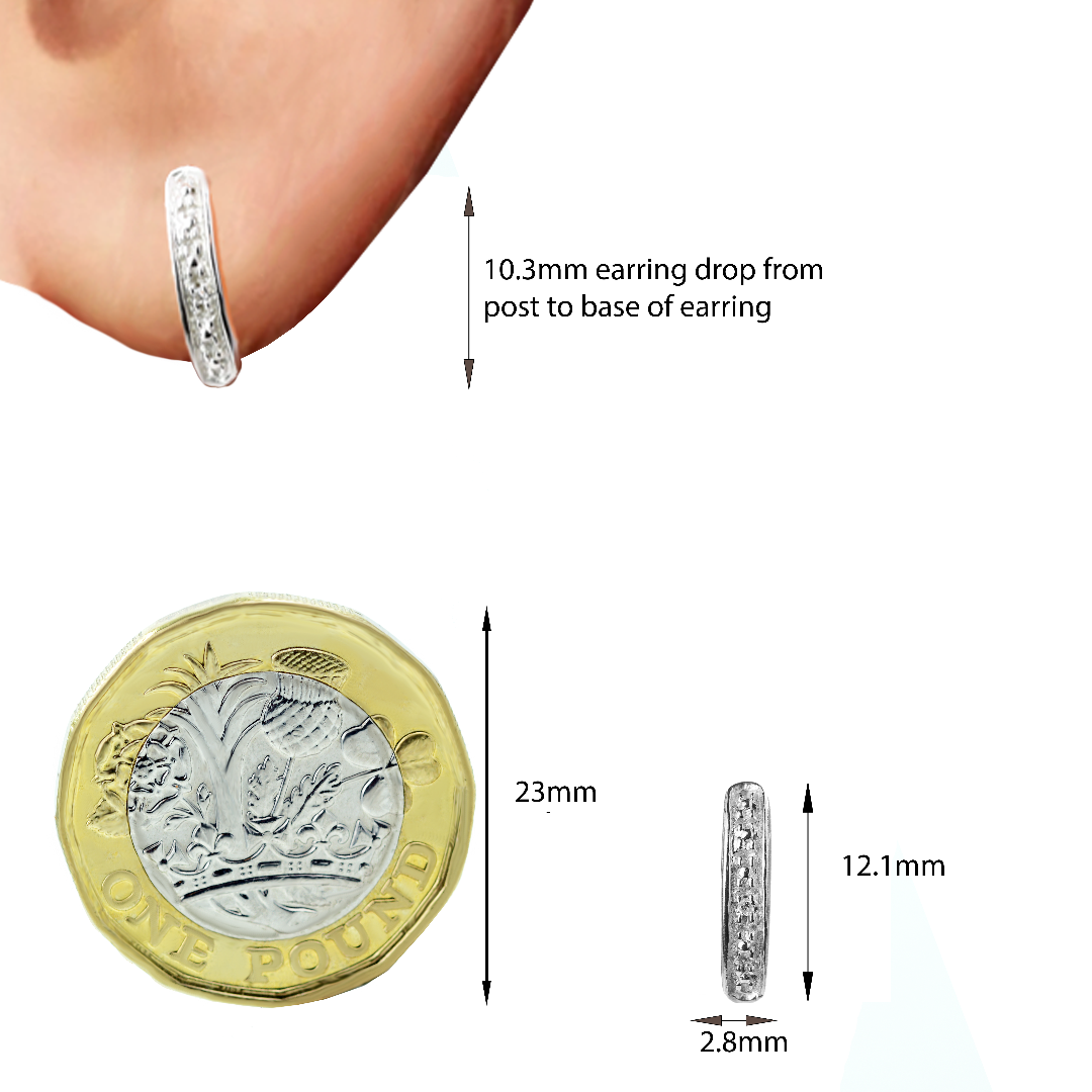 Earrings in Sterling Silver – Handcrafted Natural Gemstone