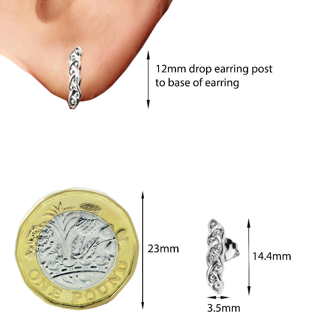 Earrings in Sterling Silver – Presented in Gift-Ready Packaging