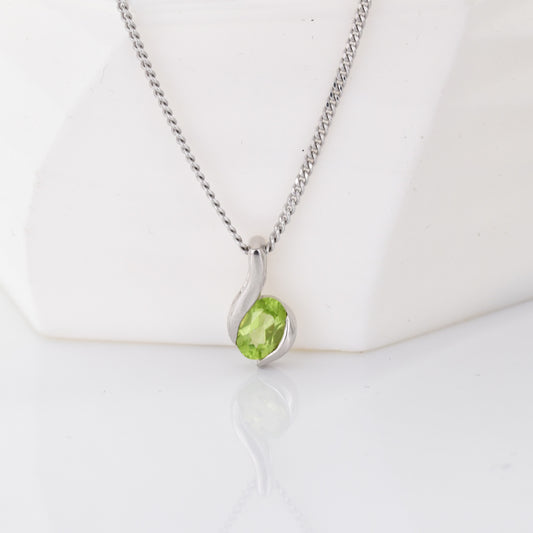 Peridot Jewellery in Sterling Silver – Handcrafted Natural Gemstone