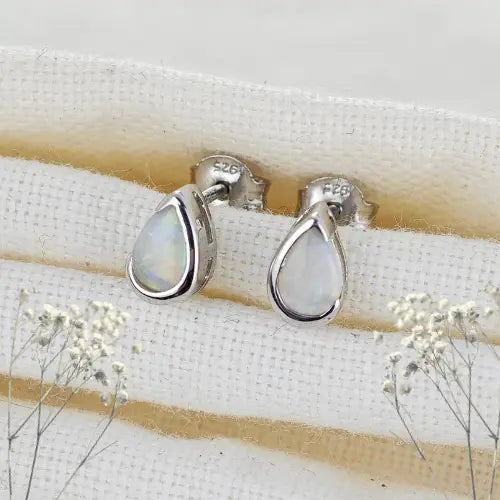 Opal jewellery – earrings – designed in the UK