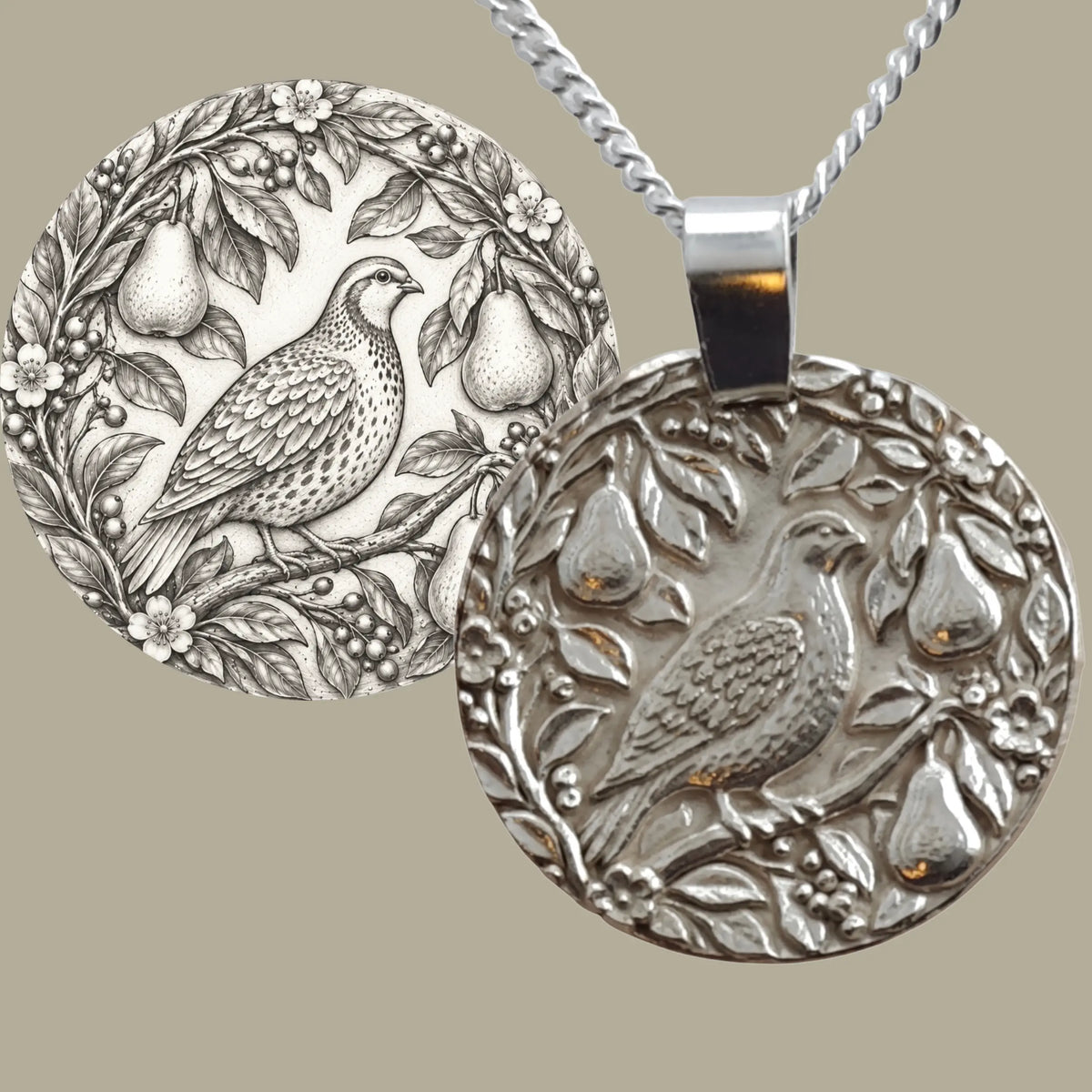 Illustrated in Silver Christmas Collection