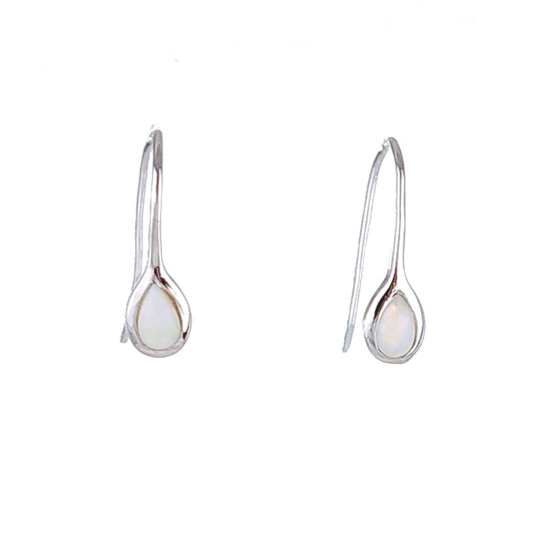 dangle opal earrings designed in the UK