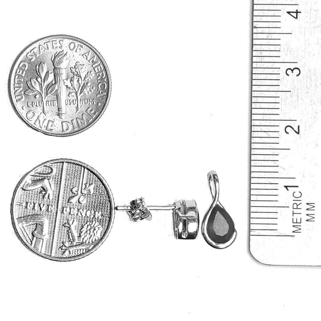 9ct Gold Amethyst Earrings Natural Purple Gemstone Studs