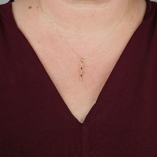 peridot gold pendant image 2