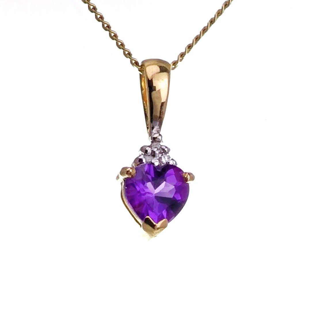 Amethyst Necklace in Gold – Perfect Gift for Her