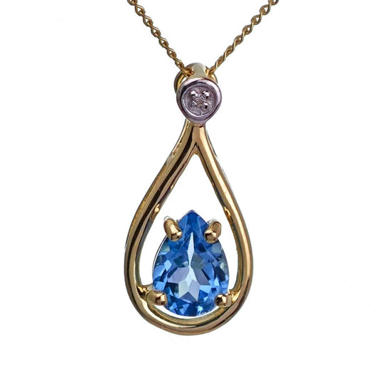 Topaz Necklace in Gold – Perfect Gift for Her