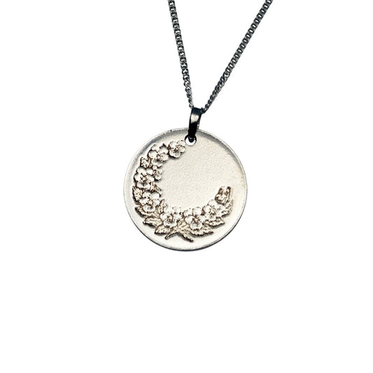 Violet Birth Flower Necklace - February