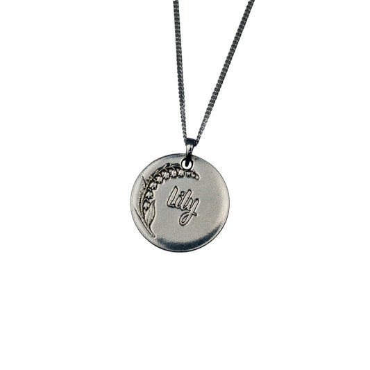 Lily of the Valley Birth Flower Necklace - May