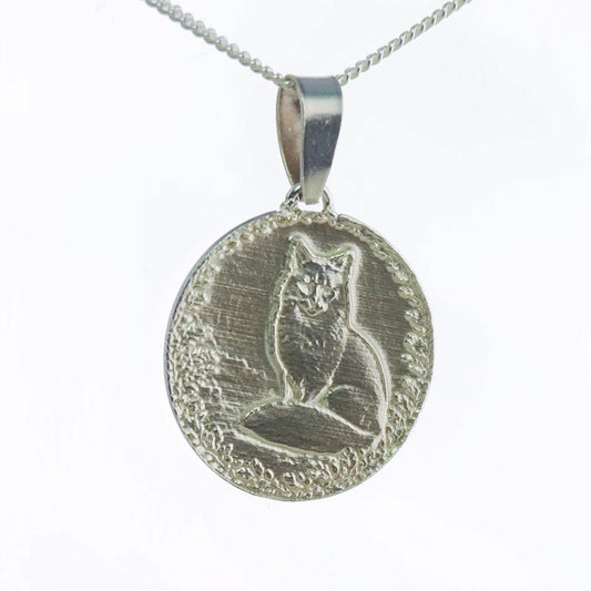 sterling silver fox necklace woodland nature engraved gift boxed personalise designed in the UK