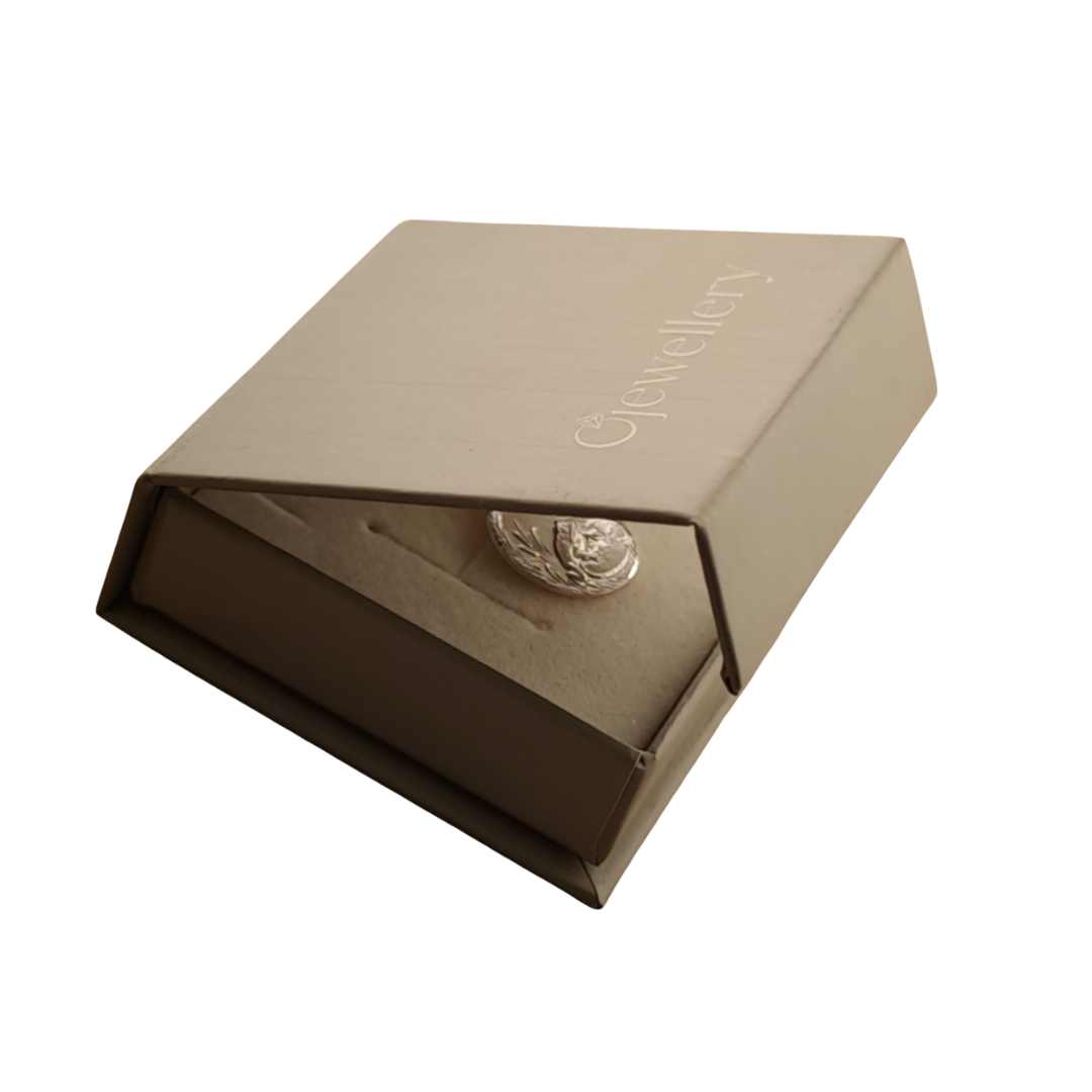 Frog Coin Necklace – Deep Engraved Recycled Sterling Silver