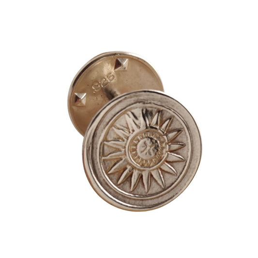 Sun Sterling Silver Tie Pin Symbolic Men's Tie Tack Gift for Him