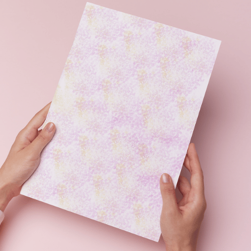 Watercolour strokes gift wrap