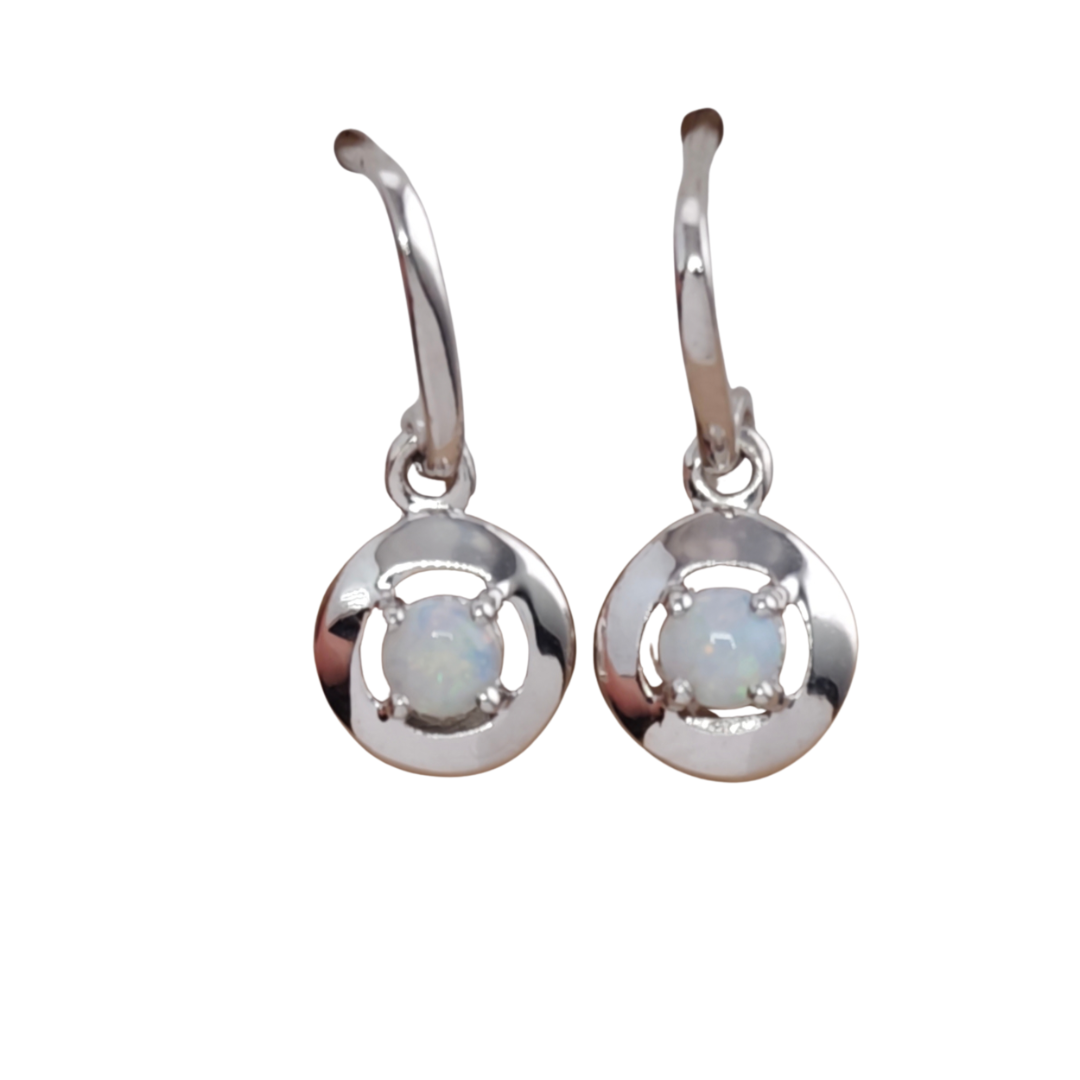 Opal Sterling Silver Earrings Variations Gold Plate