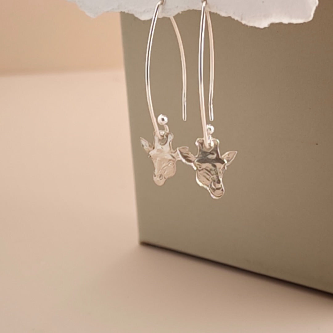 Giraffe Wear It Your Way Sterling Silver Dangle Earrings