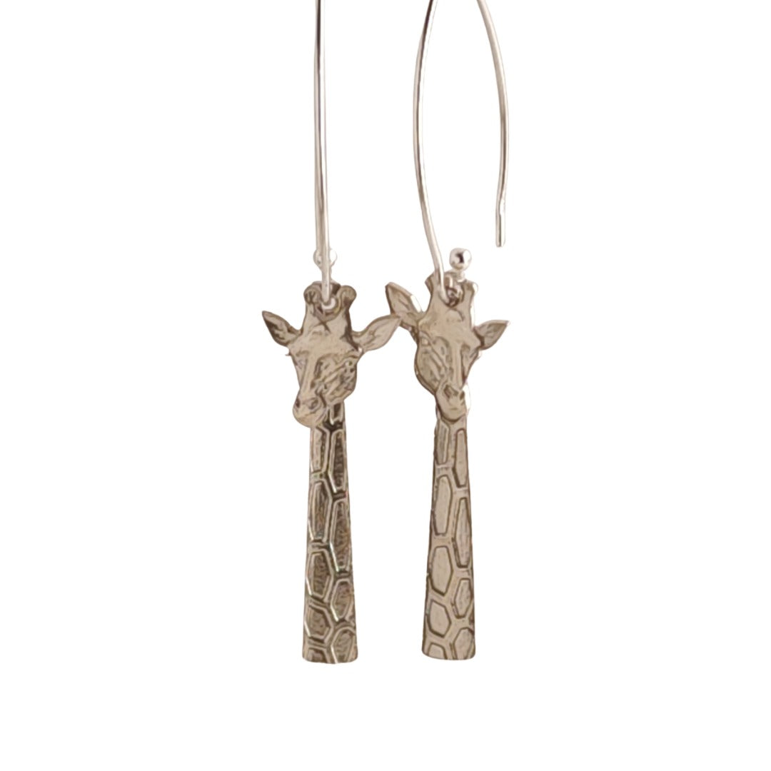 Giraffe Wear It Your Way Sterling Silver Dangle Earrings