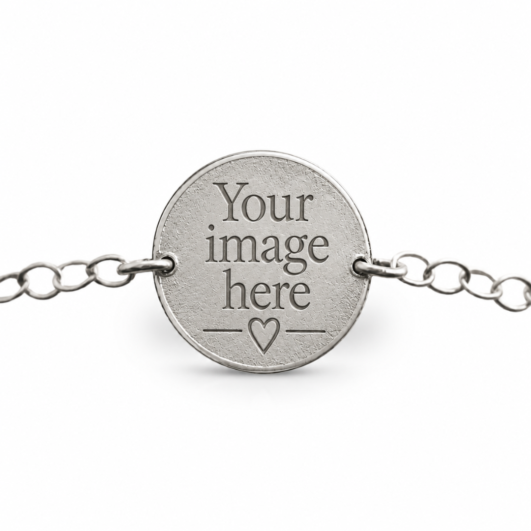 Custom Engraved Bracelet, Personalised Silver Bracelet, Handcrafted in the UK